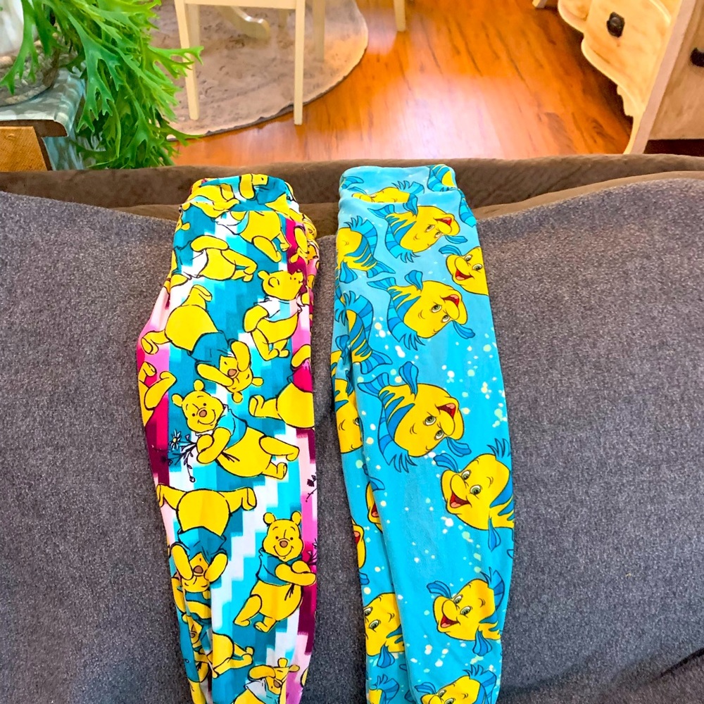 Kids LulaRoe legging lot of 2